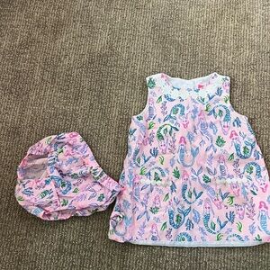 Lilly pulitzer mermaid 18-24 months baby set